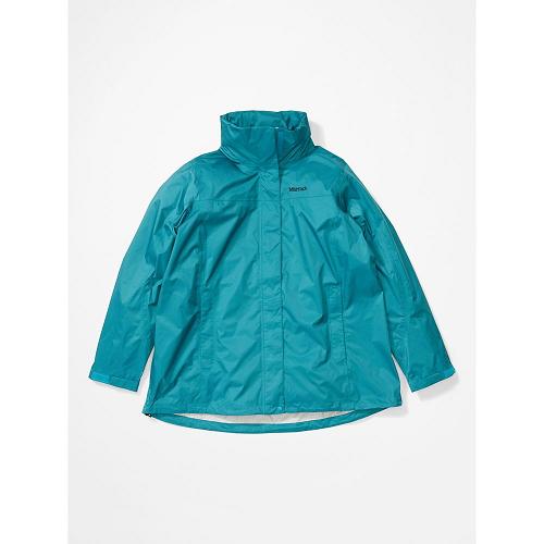 Marmot Rain Jacket Blue NZ - PreCip Eco Jackets Womens NZ9418023